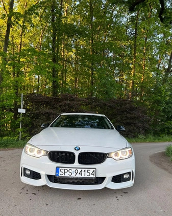 BMW Seria 4 cena 86000 przebieg: 186550, rok produkcji 2014 z Rybnik małe 254